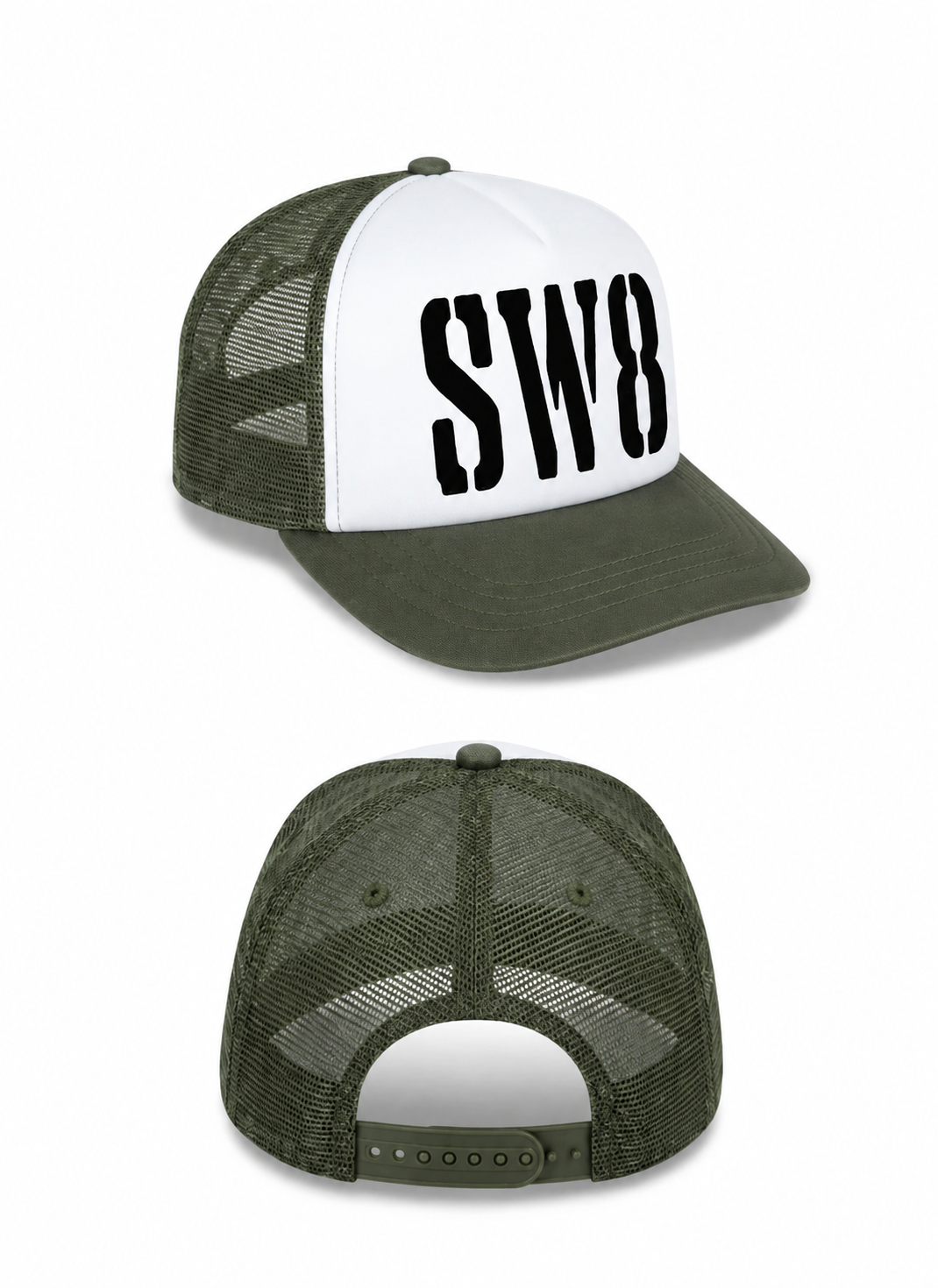 GORRA SW8 VERDE OLIVA